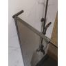 Душевая перегородка BELBAGNO UNO-L-1-TB-100-BR-GM 1000x2000 мм оружейная сталь