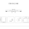 Дверь в проём BELBAGNO UNO-B-2-80-C-Cr